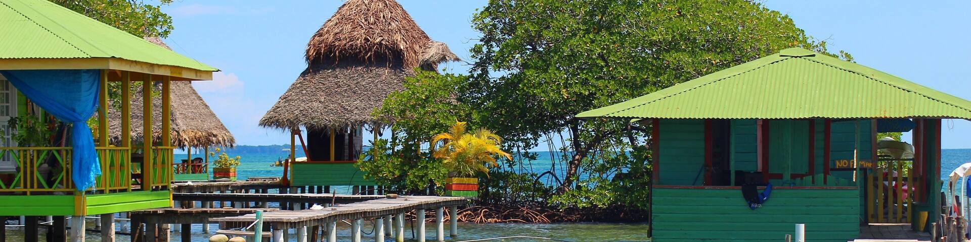 Stilt homes in Bocas del Toro - Panama