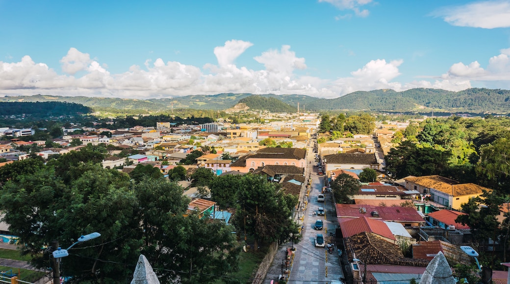 Small town view in La Esperanza Intibuca Honduras