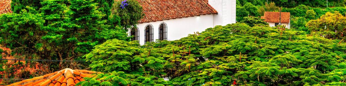 Church of Christ, Lord of Mercies in Santa Lucia, Francisco Morazan department of Honduras. Central America
