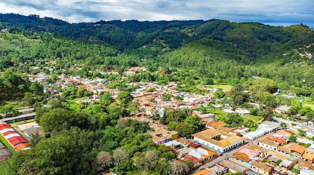 Aerial View of Valle de Angeles, Honduras