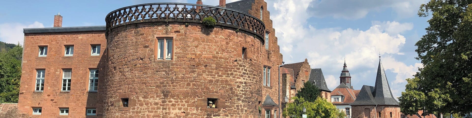Picture taken from the “Malerwinkel” (= painters’ corner) in Büdingen.