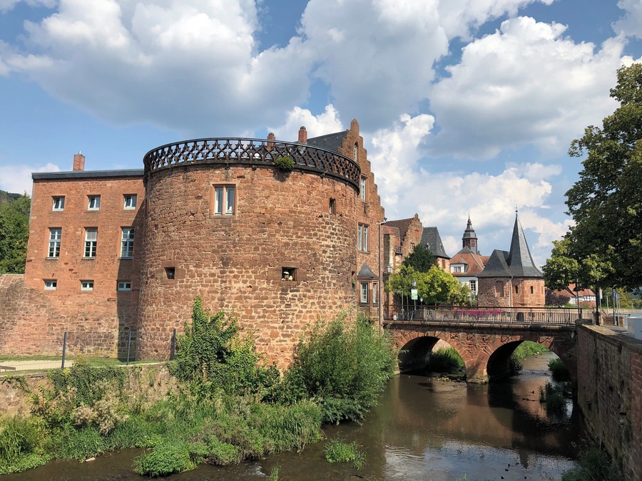 Picture taken from the “Malerwinkel” (= painters’ corner) in Büdingen.