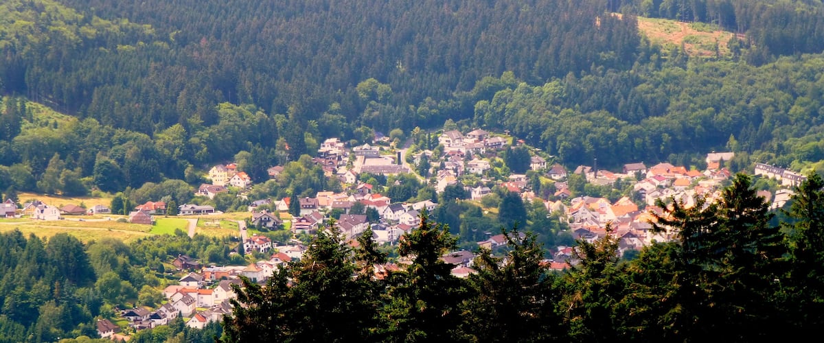 Blick vom Feldberg i. Ts. auf Niederreifenberg