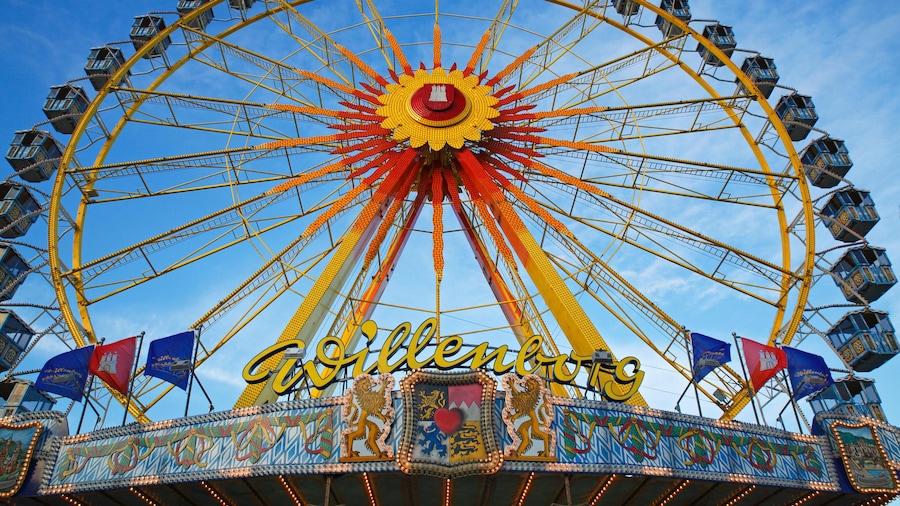 E9Y1AW Ferris wheel at the Hamburger Dom fair, Winterdom 2013, Heiligengeistfeld, St. Pauli, Hamburg, Germany