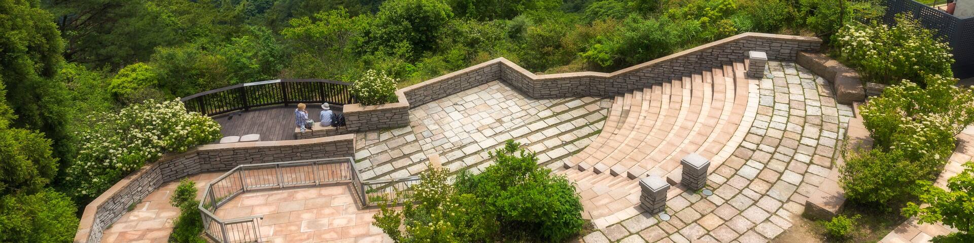 Aerial view of Kobe City in Rokko Garden Terrace, Mount Rokko, Kobe, Japan; Shutterstock ID 439307617