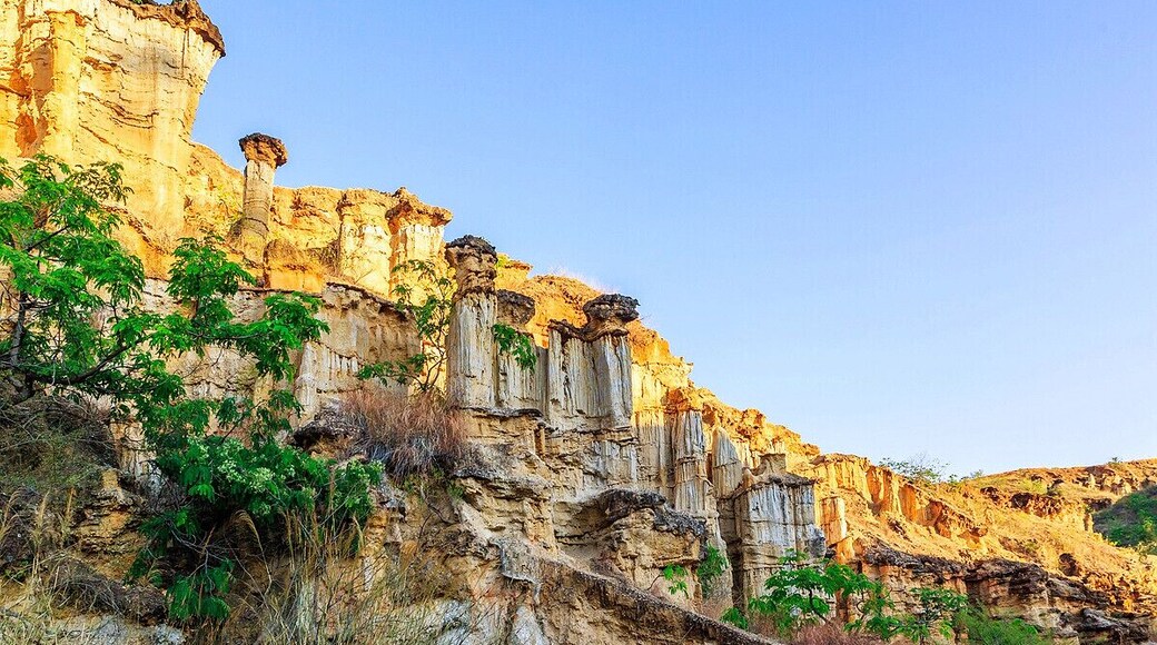 Mysterious Clay Forest in Yuanmou.
#神秘的五彩土林
https://twitter.com/Beautifulgx