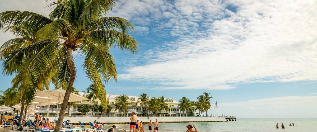 South Beach featuring tropical scenes, general coastal views and a beach
