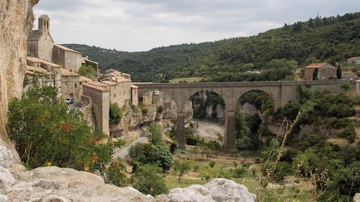 View on bridge to Minerve, nice old town