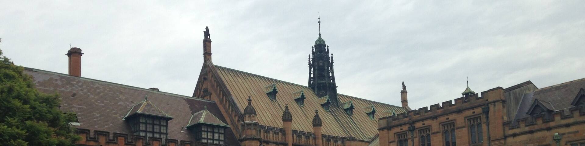 If Hogwarts were in Australia...Go listen to the bells chime at the beautiful campus before checking out the quirky uni town, full of markets, cafes, bookstores and boutiques.