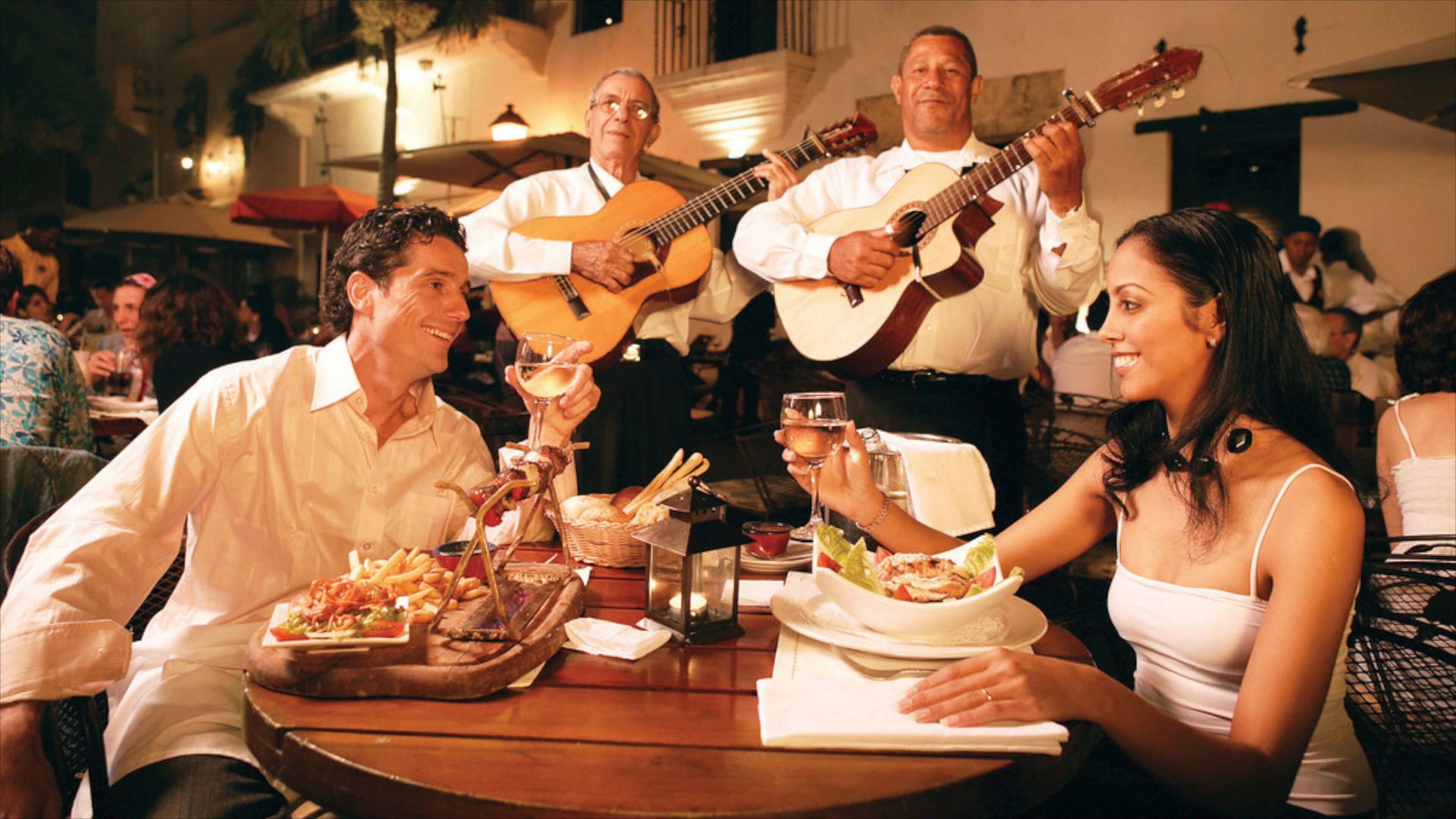 St Maarten and St Martin which includes dining out as well as a couple