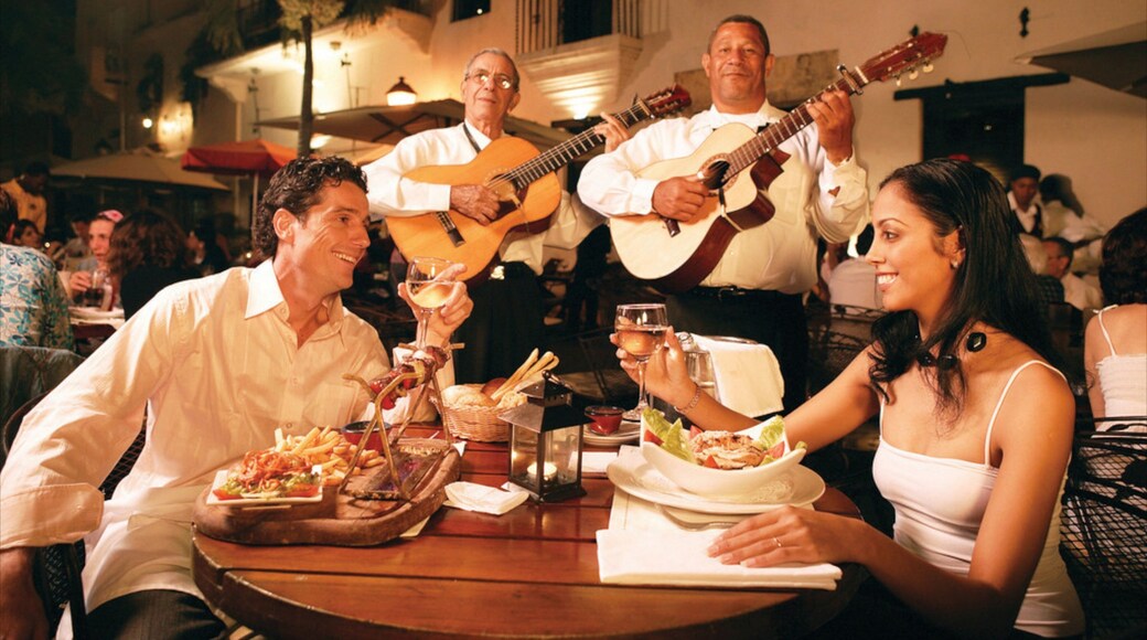 St Maarten and St Martin which includes dining out as well as a couple