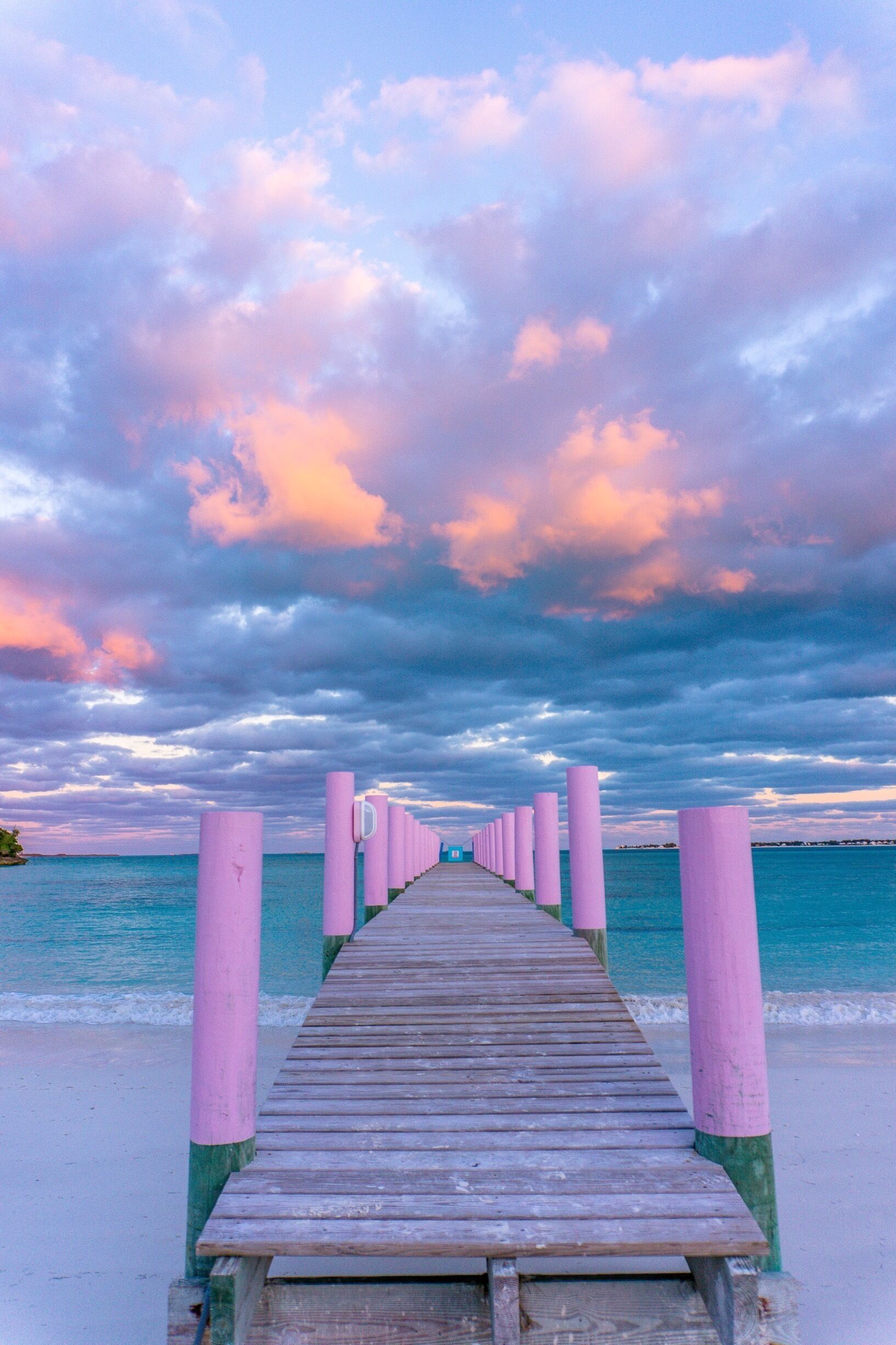 Sunset at Treasure Cay. We sailed into Treasure Cay and spent a couple days exploring the islands that surrounded it. The 3.5 mile beach is beautiful but the sunsets are spectacular! 