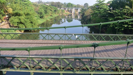 Punalur, Kerala, India - March 1, 2019: Punalur kallada river