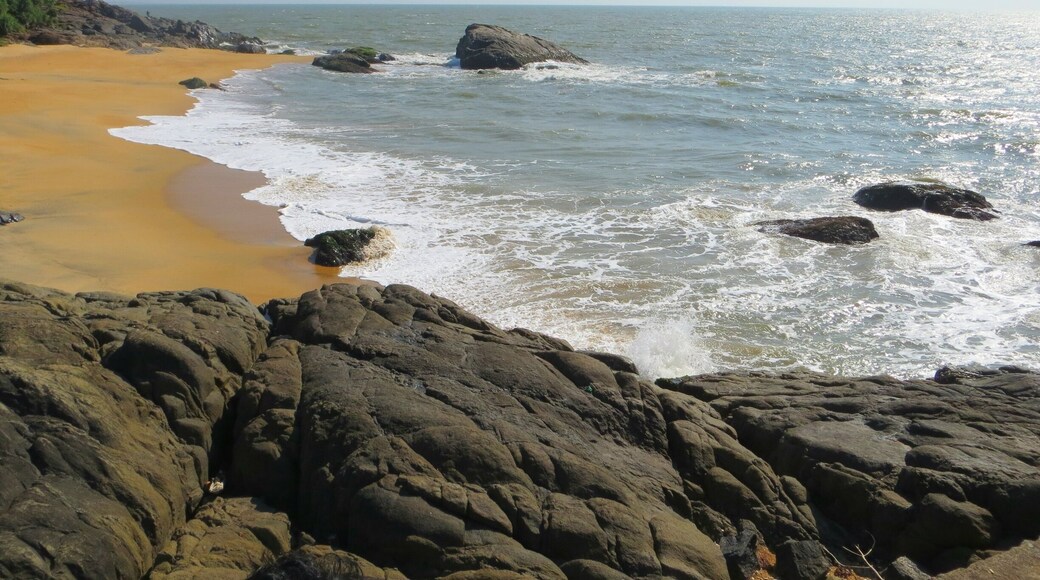 Lovely Bekal beach. This view is from the Bekal fort.