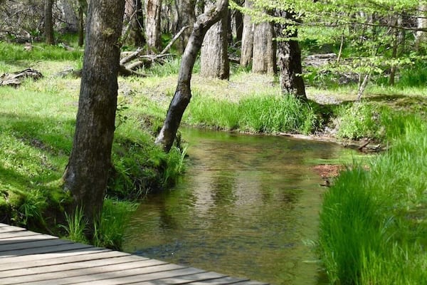 Start of the Manasquan Flood Plain Trail.