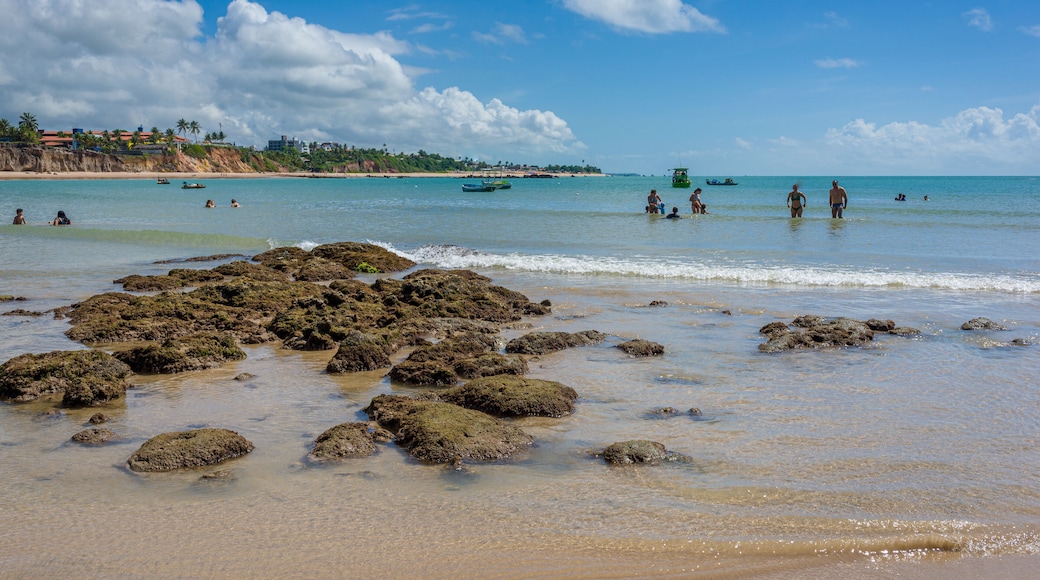 Carapibus beach, Conde, Paraiba, Brazil on April 25, 2021. Northeastern Brazilian coast.