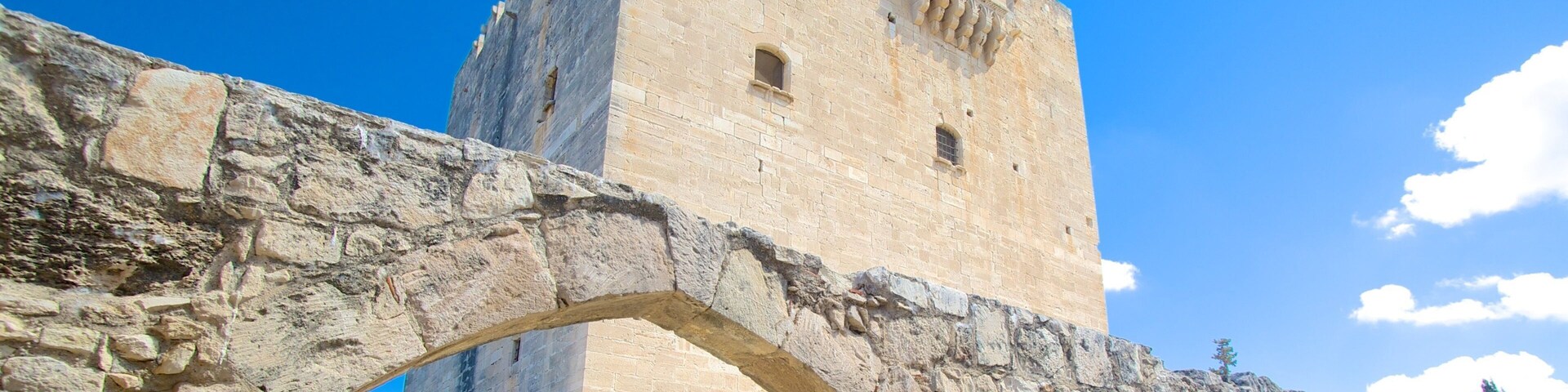 Kolossi Castle featuring chateau or palace and heritage architecture