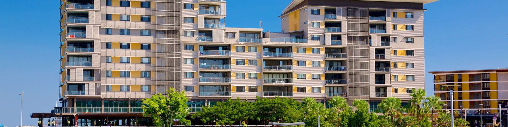 Darwin Waterfront which includes a city