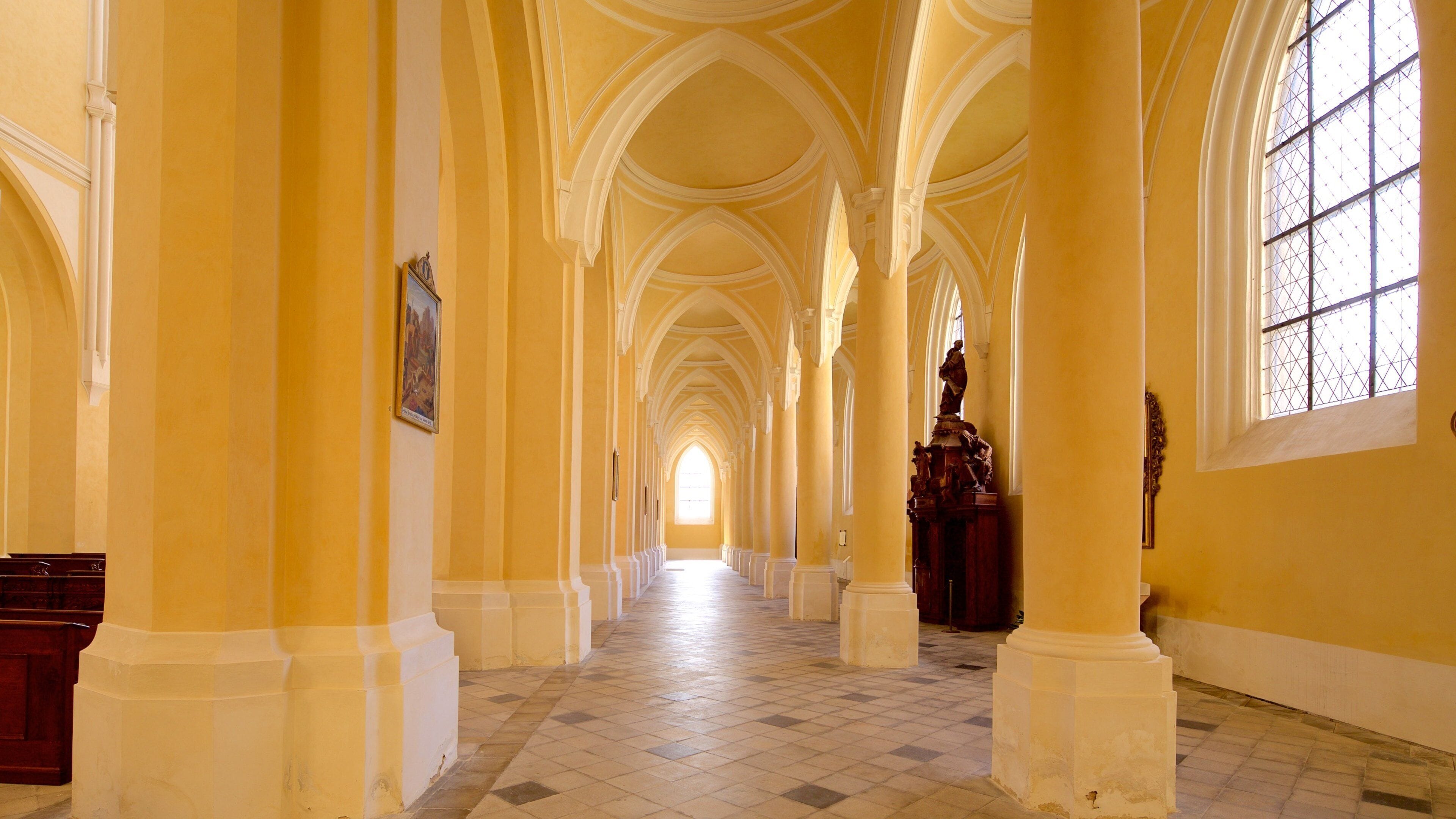 Church of the Assumption of Our Lady and Saint John the Baptist showing heritage elements, heritage architecture and interior views