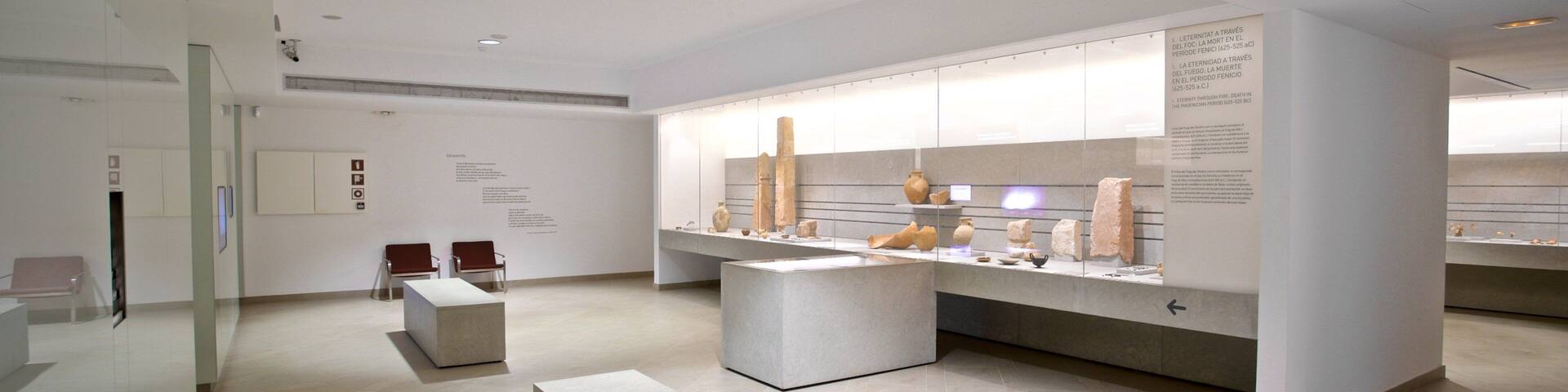 Necropolis del Puig des Molins which includes interior views