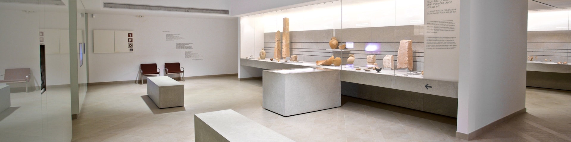 Necropolis del Puig des Molins which includes interior views