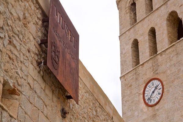 Archaeological Museum of Ibiza which includes signage