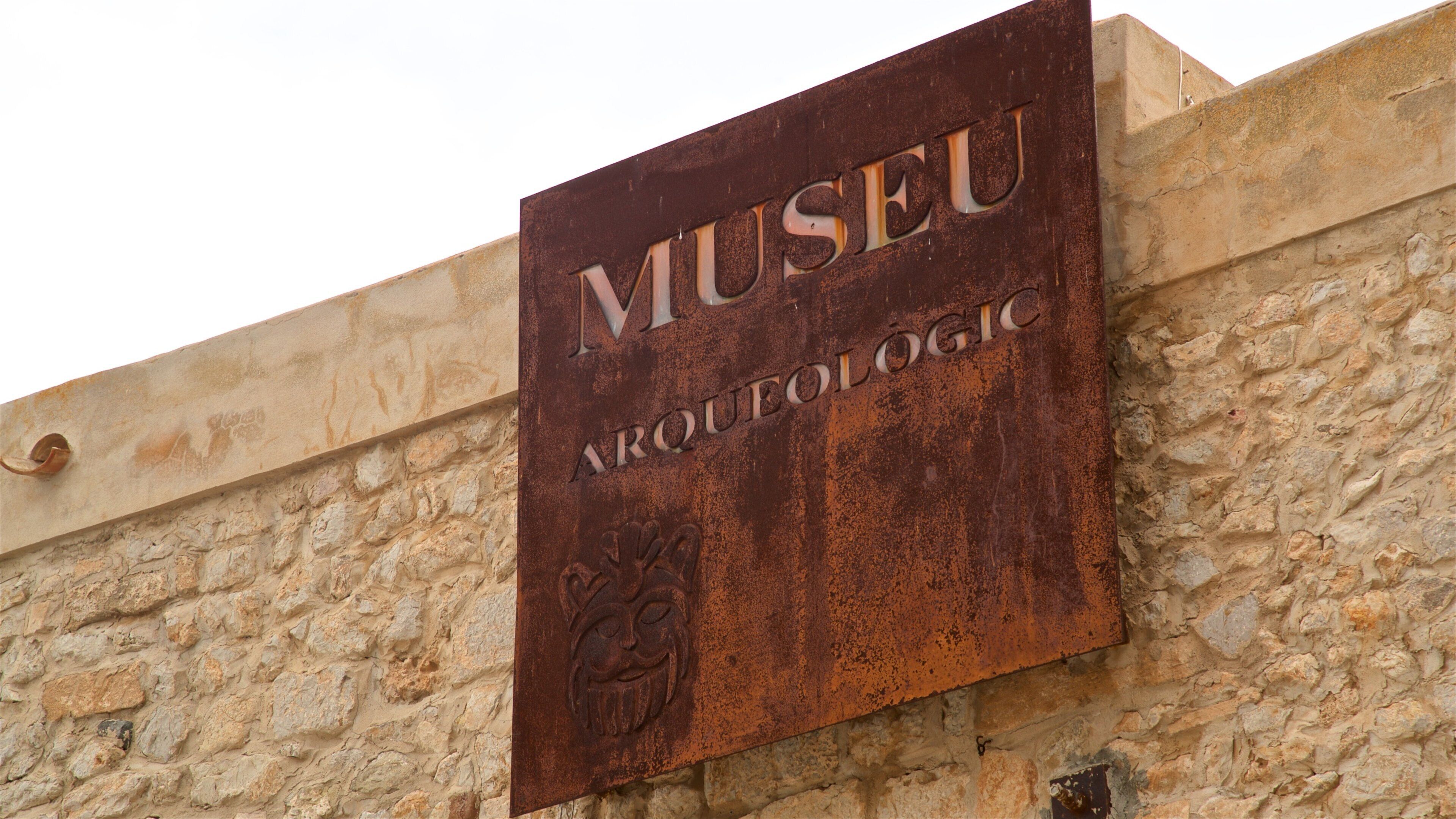 Archaeological Museum of Ibiza which includes signage