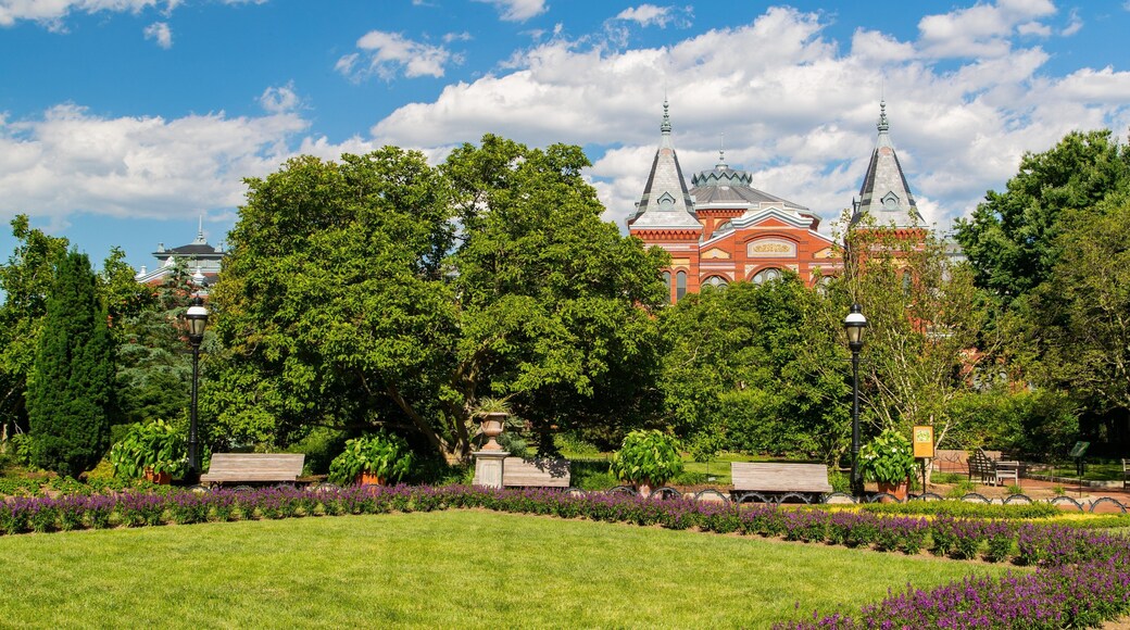 Arts and Industries Building featuring a park