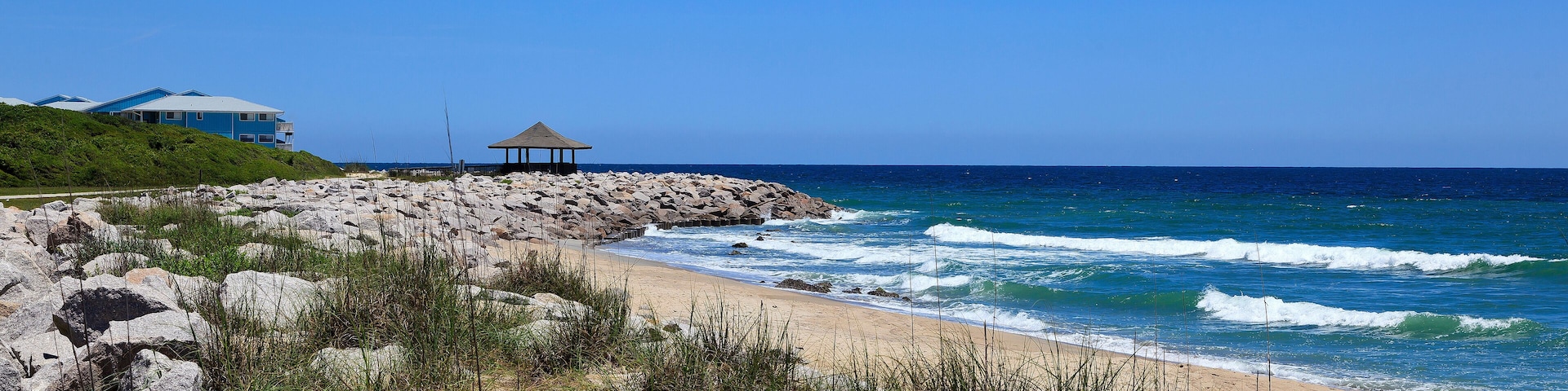 Kure Beach at the Historic Site of Fort Fisher in North Carolina