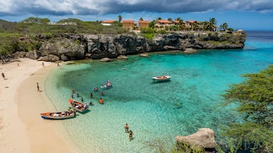 Lagun Beach on the caribbean island of Curacao