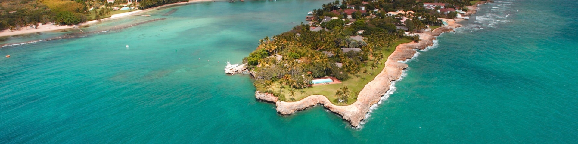 Casa de Campo Marina featuring general coastal views, landscape views and a coastal town