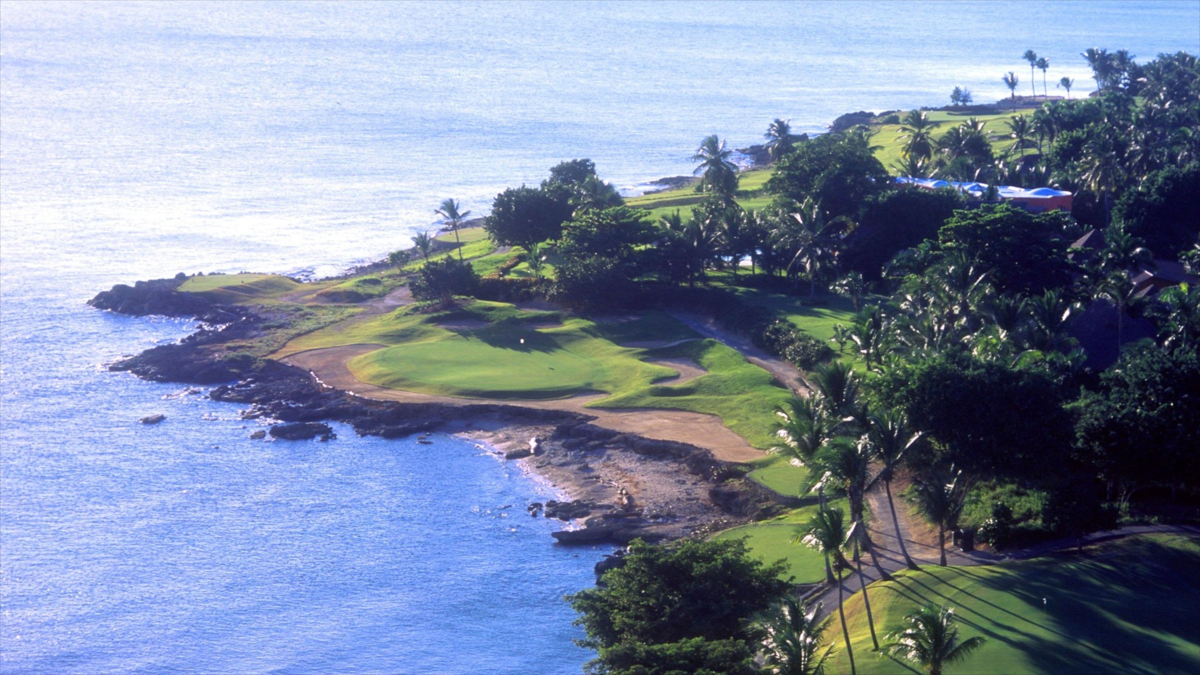 Casa de Campo-marinan presenterar kustutsikter, tropisk natur och landskap