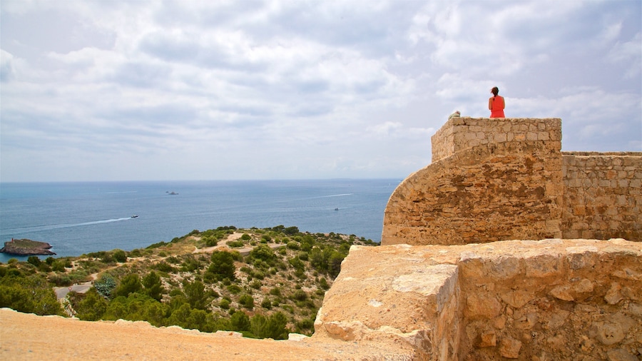 Dalt Vila featuring heritage elements, general coastal views and views