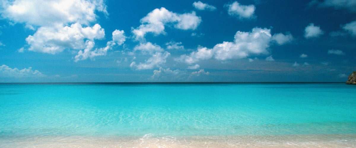 Knip Beach on Curacao, Caribbean