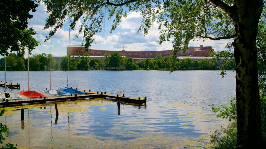 Reichsparteitagsgebaude which includes a lake or waterhole