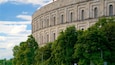 Reichsparteitagsgebäude joka esittää vanha arkkitehtuuri