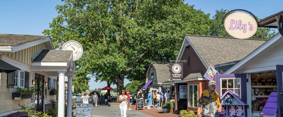 Kitchen Kettle Village showing a small town or village and street scenes
