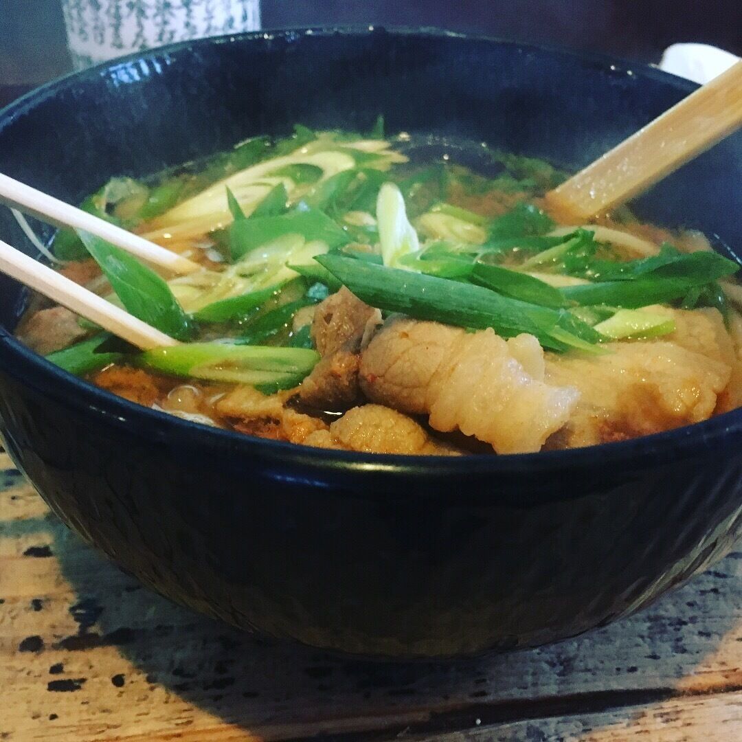 Yasha udon is spicy taste