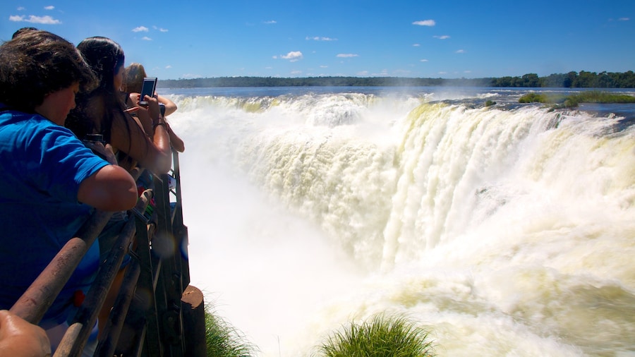 Garganta do Diabo mettant en vedette panoramas, rapides et vues