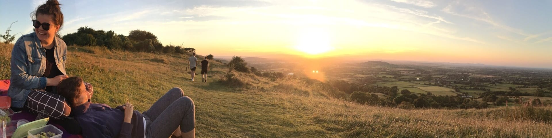 Beautiful view of Gloucestershire. You can see all the way to the Malverns and beyond on a clear day like this! Love walking up in summer for a picnic but also in winter for equally amazing views #endlesssummer