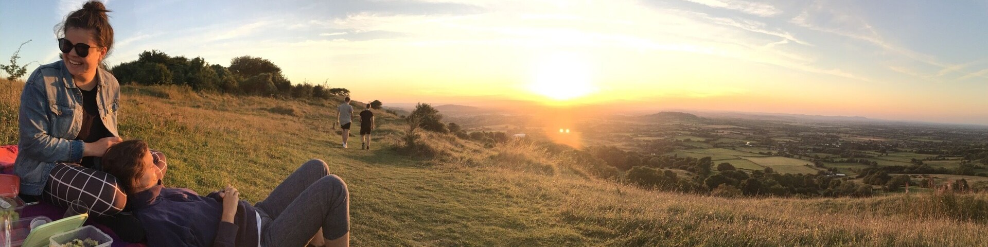 Beautiful view of Gloucestershire. You can see all the way to the Malverns and beyond on a clear day like this! Love walking up in summer for a picnic but also in winter for equally amazing views #endlesssummer