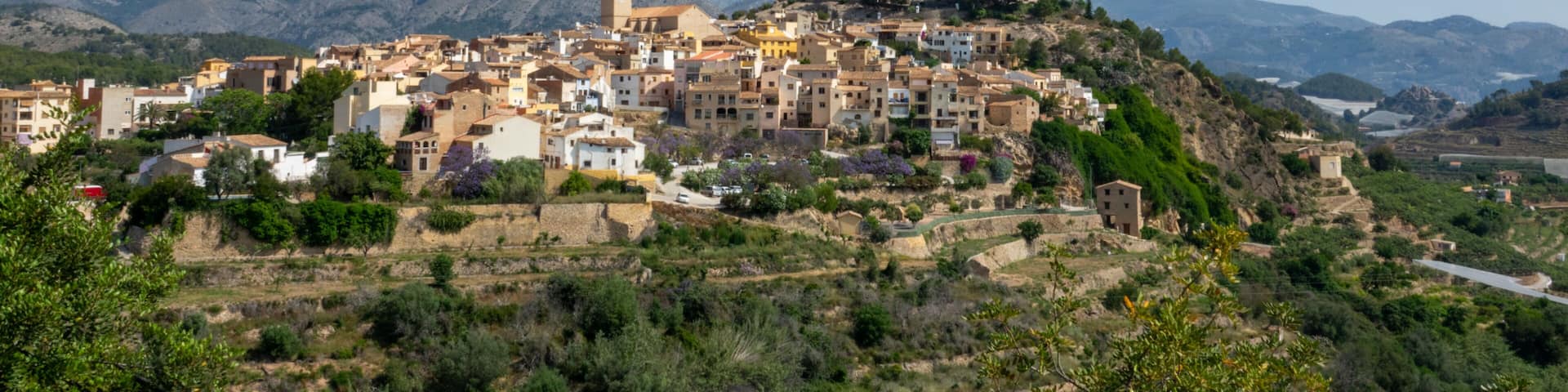 La Nucia village in Spain
