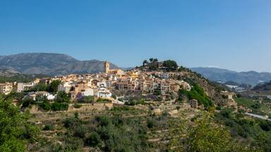 La Nucia village in Spain