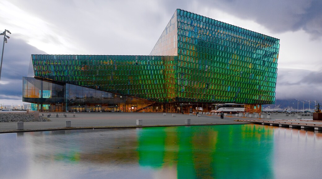 Harpa featuring modern architecture