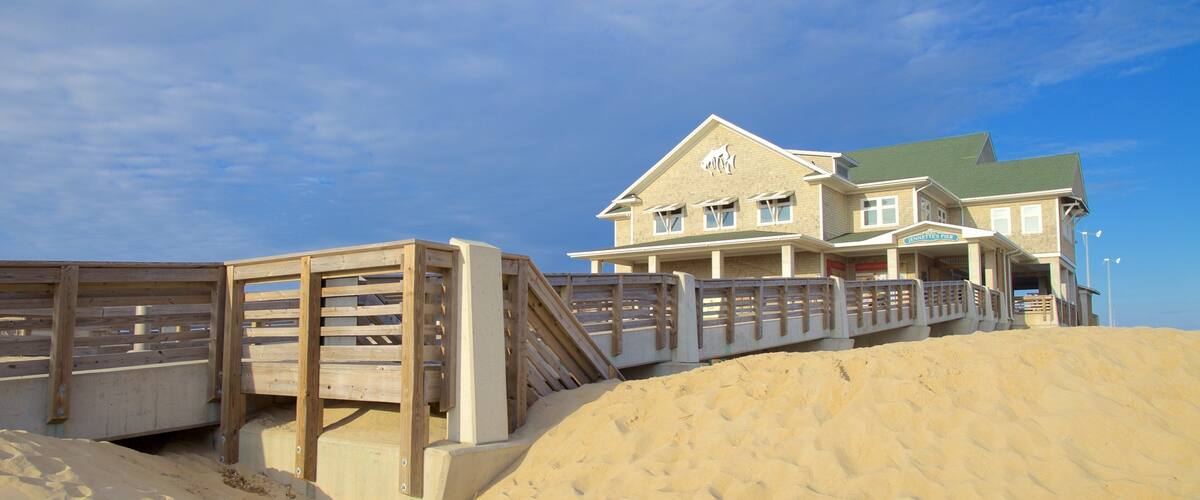 Jennette\'s Pier welches beinhaltet allgemeine KĂŒstenansicht