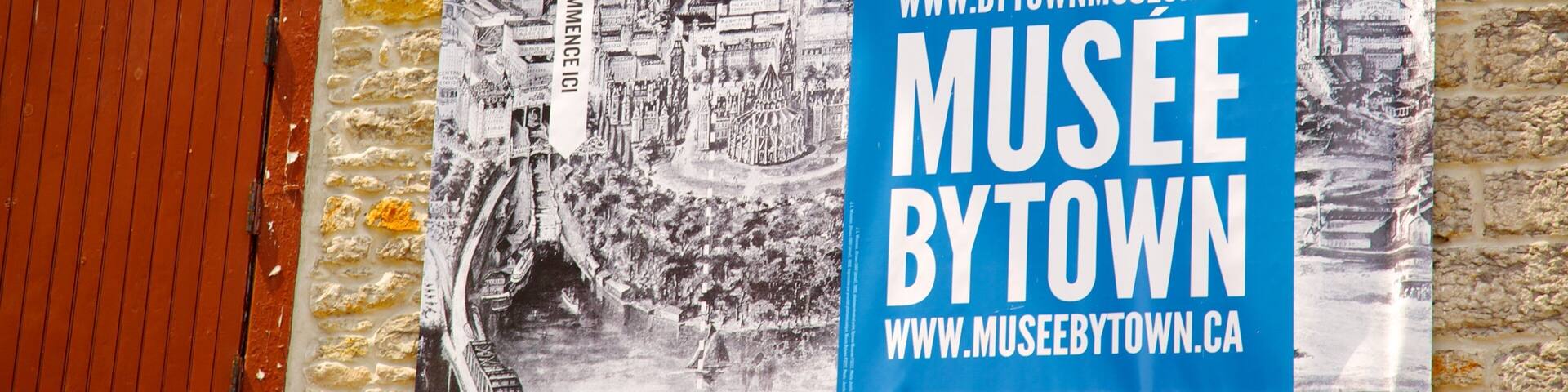 Bytown Museum showing signage