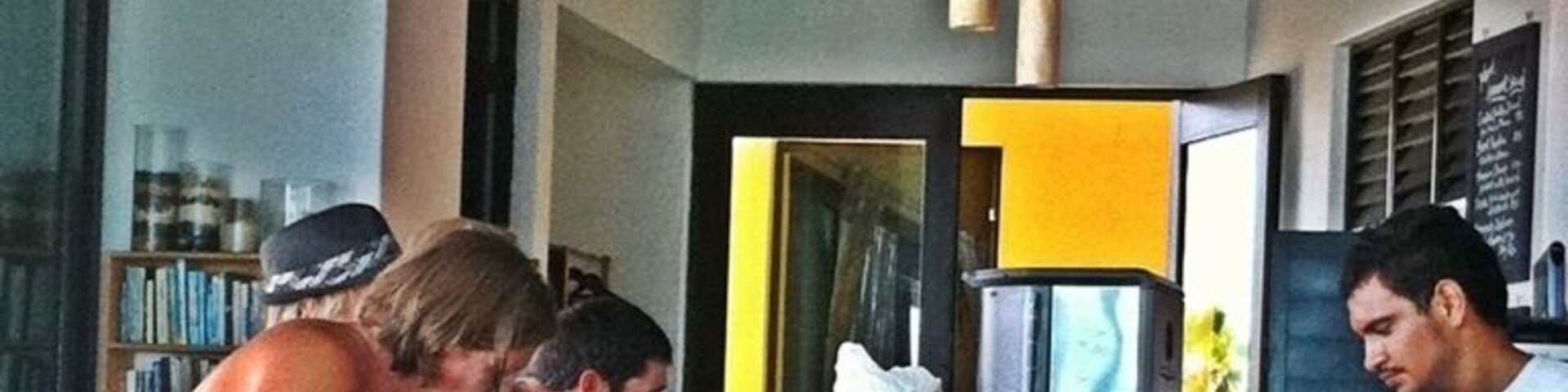 It's pretty remote and lonely out here on the East Cape dirt road, but if you're nearby this taco place is worth the trip. We hear it hops on Sat night with a mix of locals, gringo locals, and traveling surfers and fishermen. Look for the black building.