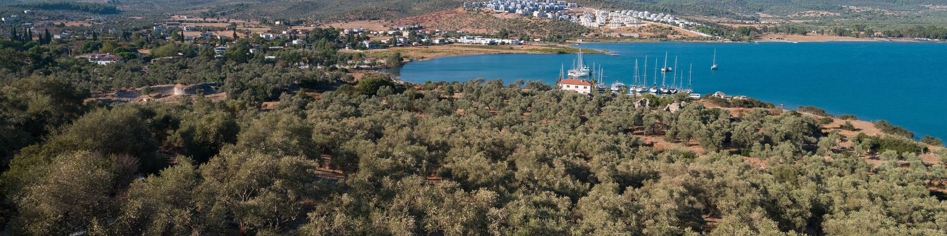 Kiyikislacik town. Near Bodrum. Mugla city, Turkey country