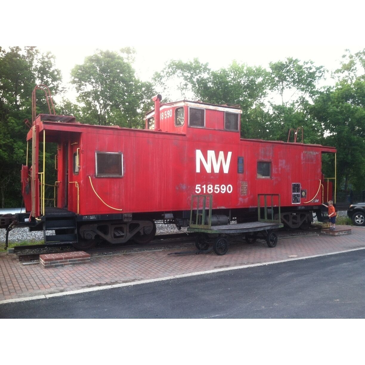 Devereux Station caboose in Clifton, VA. 