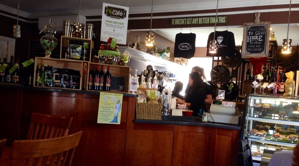 The Clifton Cafe located in the middle of the little town of Clifton on Main St is another very good coffee house. The added benefit aside from good coffee are their great crepes. Worth a stop and a neat little town to explore as well.